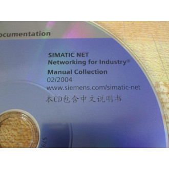 Siemens S79220-A7130-F000-01 Manual Collection CD 6GK1975-1AA00-3AA0 - Used