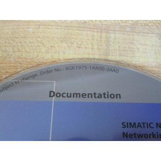 Siemens S79220-A7130-F000-01 Manual Collection CD 6GK1975-1AA00-3AA0 - Used