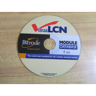 Bitrode BCS10031-940 VisuaLCN Module Database CD 9.40