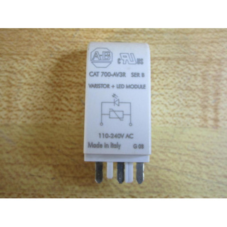 Allen Bradley 700-AV3R Varistor, LED Module 700AV3R - New No Box