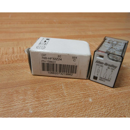 Allen Bradley 700-HF32Z24-24V DC Relay 700-HF32Z24-24VDC Series C