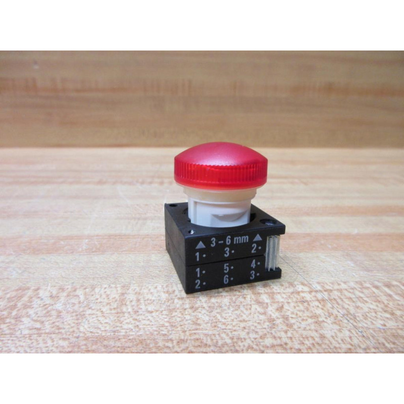 Siemens 3SB3001-6BA20 Red Button 3SB30016BA20 WBase - New No Box