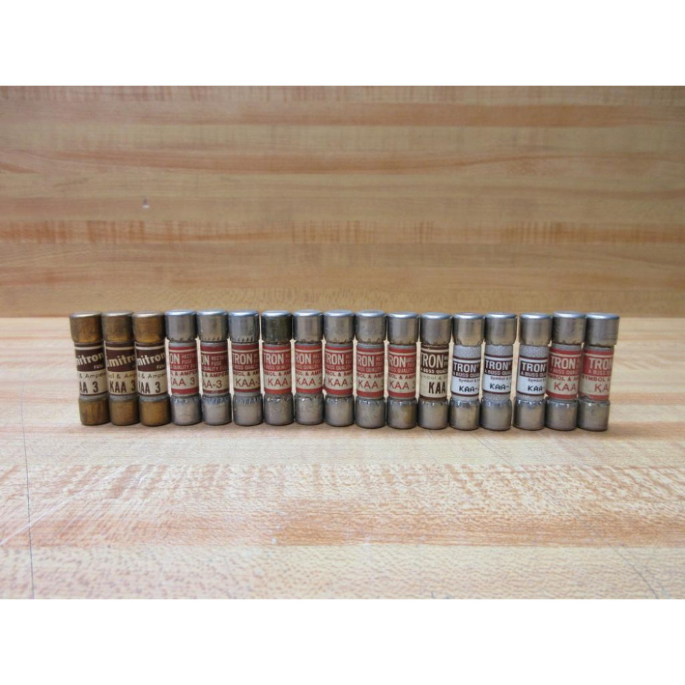 Buss KAA-3 Bussmann Tron Fuse KAA3 (Pack of 17) - New No Box