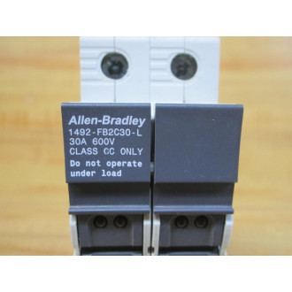 Allen Bradley 1492-FB2C30-L Fuse Holder  1492FB2C30L Series B - Used