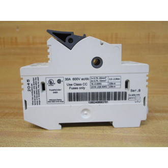 Allen Bradley 1492-FB2C30-L Fuse Holder  1492FB2C30L Series B - Used