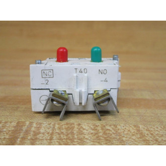 Cutler Hammer 10250T1 Contact Block 10250T91000T 1N.C. 1N.O. - Used