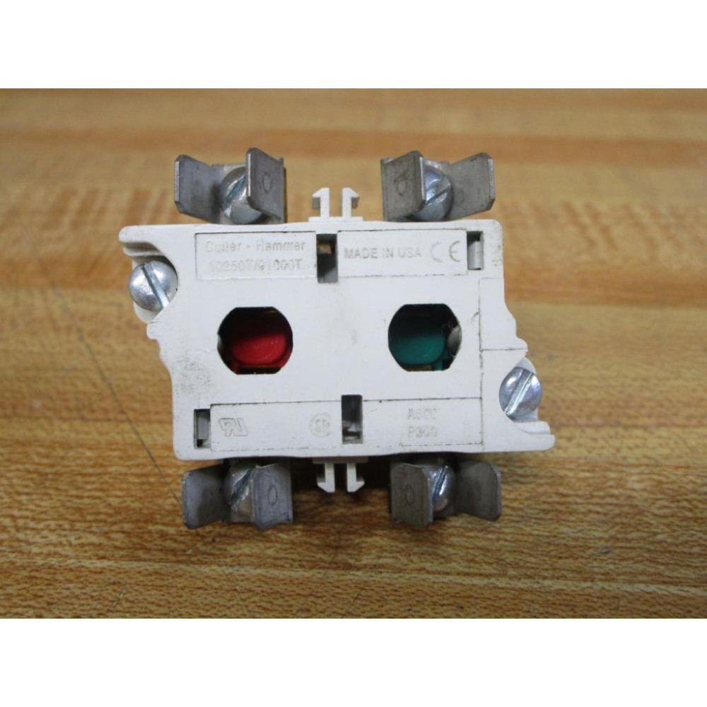 Cutler Hammer 10250T1 Contact Block 10250T91000T 1N.C. 1N.O. - Used