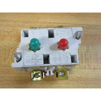 Cutler Hammer 10250T1 Contact Block 10250T91000T Grey 1N.O 1N.C (Pack of 2) - Used