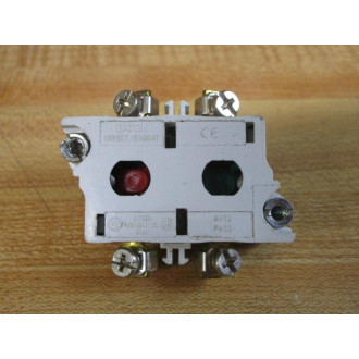 Cutler Hammer 10250T1 Contact Block 10250T91000T Grey 1N.O 1N.C (Pack of 2) - Used