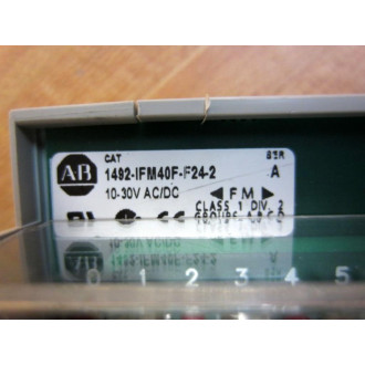 Allen Bradley 1492-IFM40F-F24-2 Wiring System Module - Used