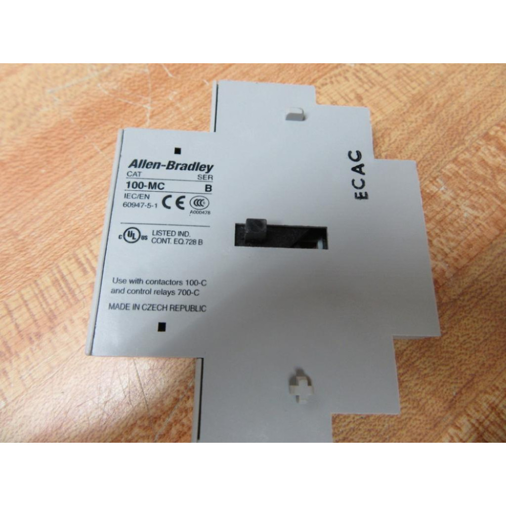 Allen Bradley 100-MCA00 Mech. Interlock 100MCA00 - New No Box