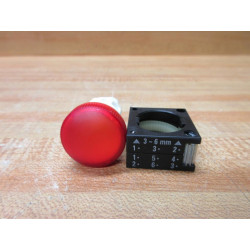 Siemens 3SB3001-6BA20 Red Button 3SB30016BA20 WBase - New No Box