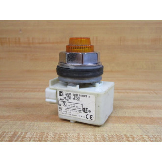 Schneider Electric 9001-KP35A9 Square D Pilot Light Assembly - Used