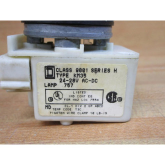 Schneider Electric 9001-KT35G31 Square D Pilot Light 9001KT35G31 - Used