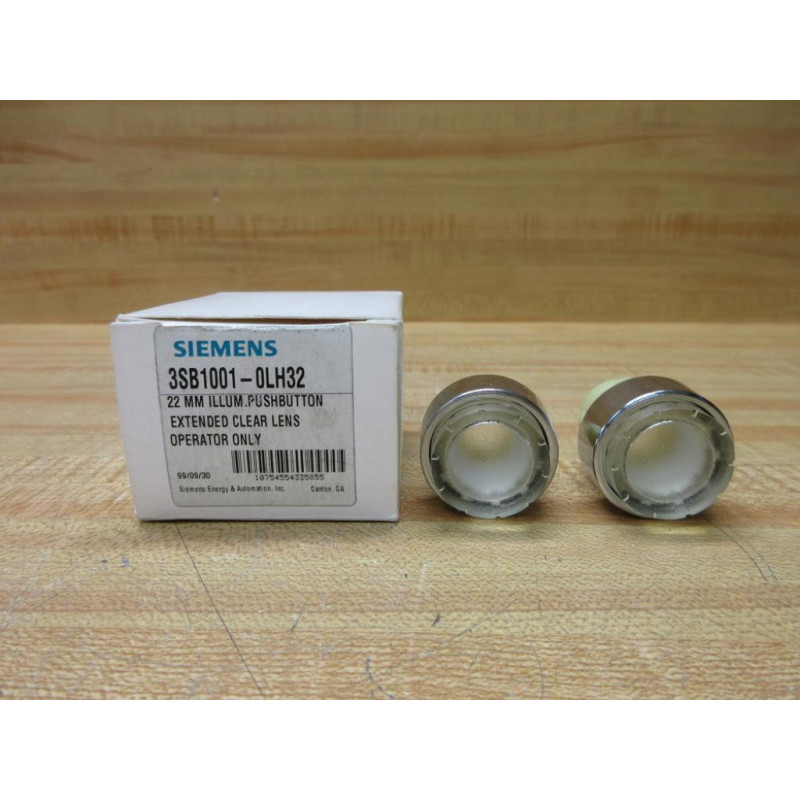 Siemens 3SB1001-0LH32 Illuminated Push Button Operator (Pack of 2)