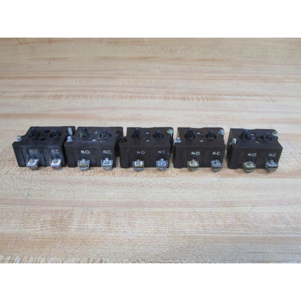 Cutler Hammer 10250T-1 Eaton Contact Block 10250T1 (Pack of 5) - Used