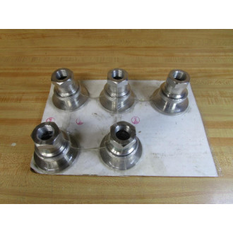 A&N 3"-SS Metal Bellows Adapter Coupling 3SS (Pack of 5)