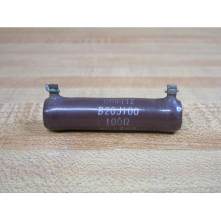 Ohmite 1808 Resistor 100Ω B20J100 - Used