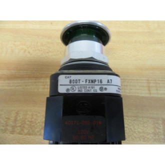 Allen Bradley 800T-FXNP16A7 Button 800TFXNP16A7 WGreen Cap - New No Box