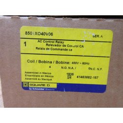 Square D 8501XO40V06 Schneider Electric AC Control Relay