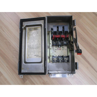Square D H362DS Schneider Electric Safety Switch SS - Used