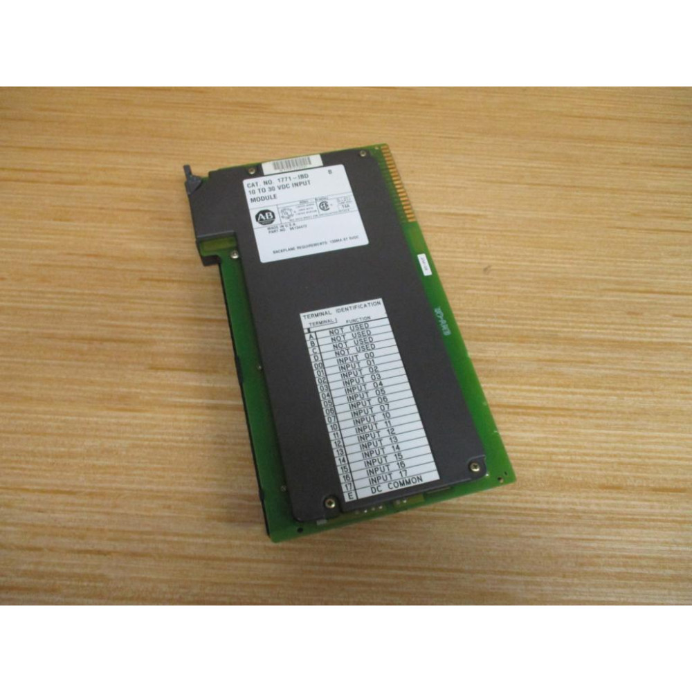 Allen Bradley 1771-IBD Input Module 1771IBD Ser.B,96134472 - Used
