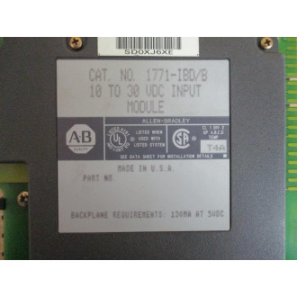Allen Bradley 1771-IBD Input Module 1771IBD Ser.B - Used