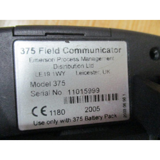 Emerson 375 Endress+Hauser Field Communicator DXR375 Enclosure Only - Used