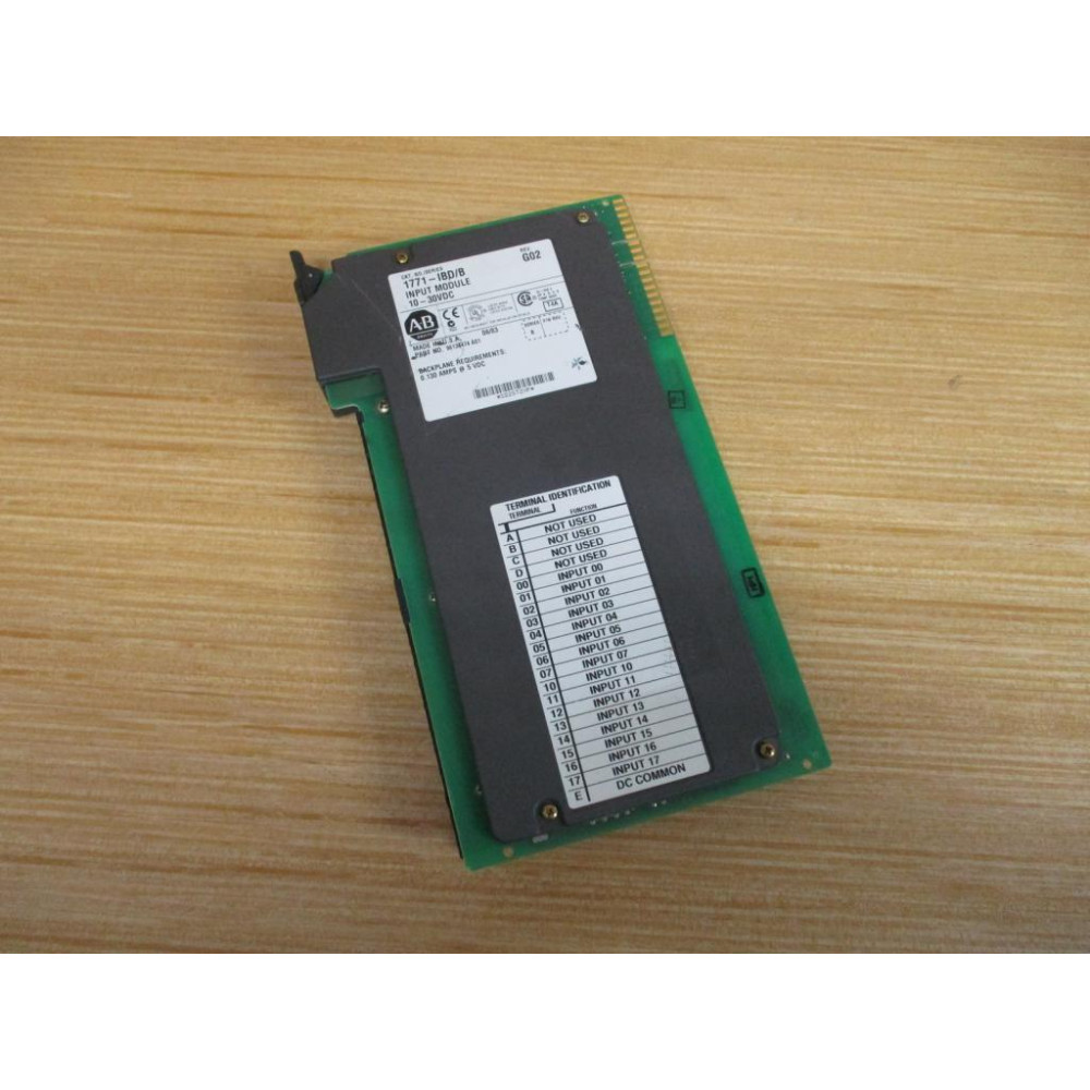 Allen Bradley 1771-IBD Input Module 1771IBD Ser.B, Rev.G02, Cracked - Used Allen Bradley 1771-IBD Input Module 1771IBD Ser.B, Rev.G02, Cracked - Used