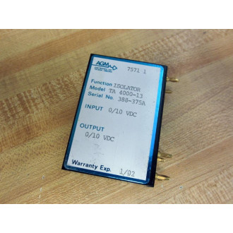 AGM TA 4000-13 Isolator TA400013 - New No Box