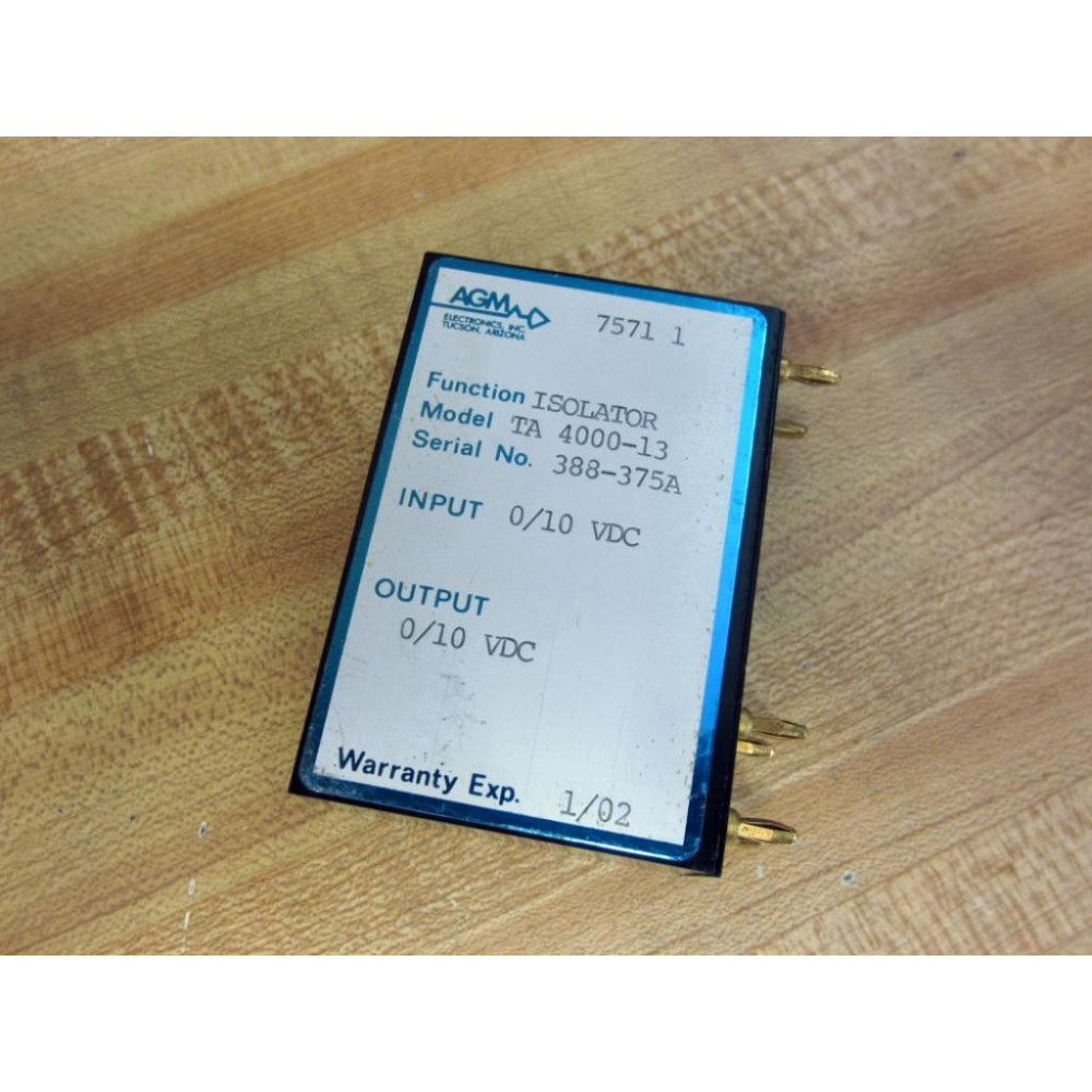 AGM TA 4000-13 Isolator TA400013 - New No Box