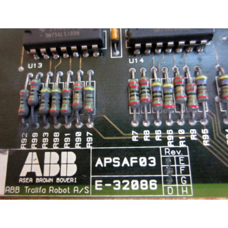 ABB APSAF-03 Safety Board E-32086 3 Non-Refundable - Parts Only