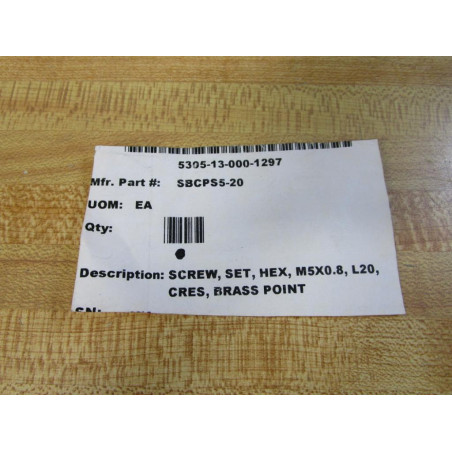 Generic SBCPS5-20 Set Screw SBCPS520 (Pack of 11) - New No Box