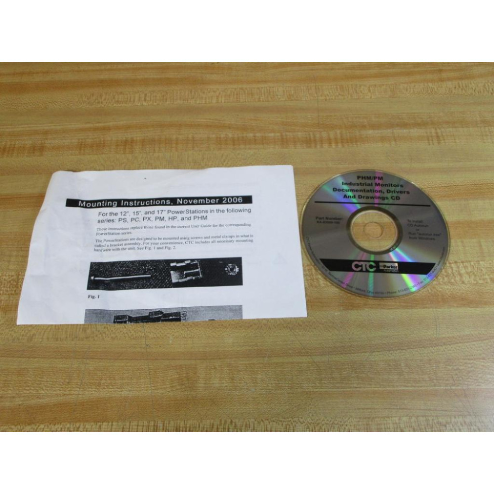 Parker KA-83989-100 CTC PHMPM Industrial Monitors KA83989100 - New No Box