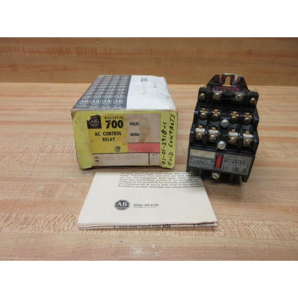 Allen Bradley 700-NX800A1 AC Control Relay 700NX800A1