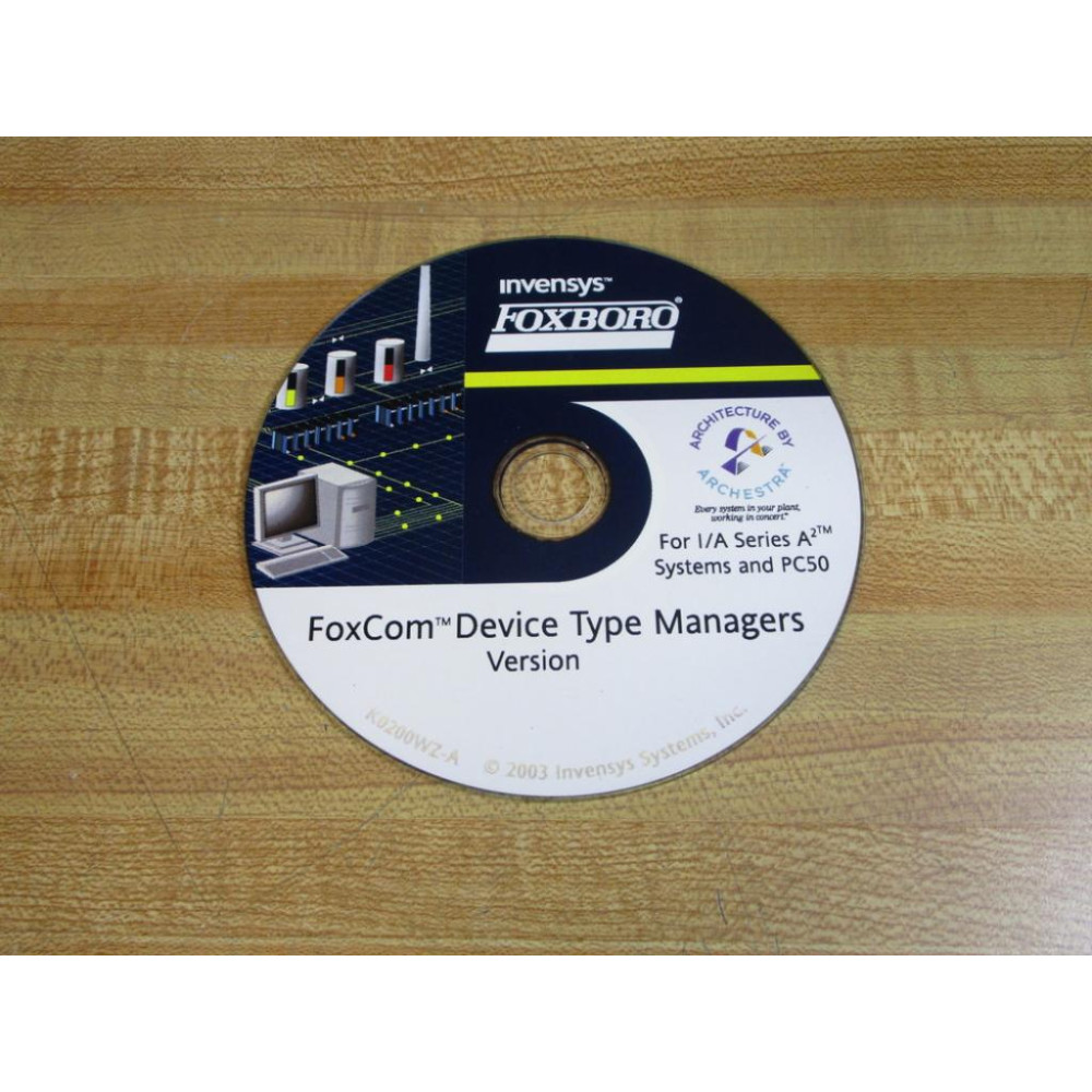 Invensys Systems K0200WZ-A Foxboro FoxCom CD K0200WZA - Used