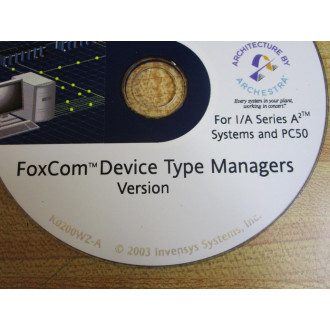 Invensys Systems K0200WZ-A Foxboro FoxCom CD K0200WZA - Used