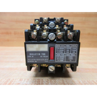 Allen Bradley 700-NX800A1 AC Control Relay 700NX800A1