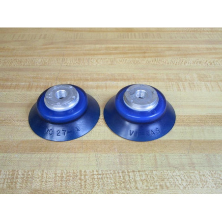 Vi-Cas VC-27-A Vacuum Cup VC27A 14" NPT (Pack of 2) - New No Box