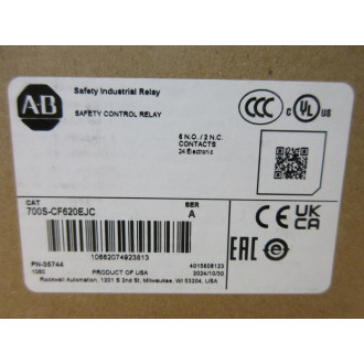Allen Bradley 700S-CF620EJC Safety Industrial Relay 700SCF620EJC
