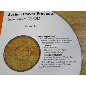Agilent Technologies 5969-2949 Customer Care CD-ROM 59692949 - Used