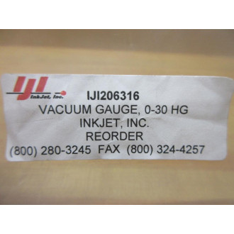 InkJet IJI206316 USG Vacuum Gauge