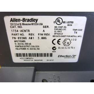 Allen Bradley 1734-AENTR Communication Adapter Module W1734RTB - New No Box
