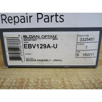 Sloan EBV129A-U Urinal Sensor Assembly EBV129AU - Used