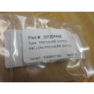 VideoJet SP204446 World Magnetics Pressure Switch