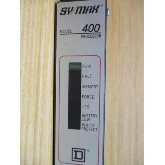 Square D 8020-SCP424 SYMAX 400 Processor Module Ser E,Rev. 4.00, W Key - Used