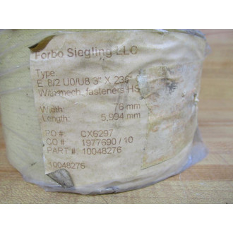 Forbo Siegling E 82 U0U8 3" X 236" Conveyor Belt 10048276 - New No Box