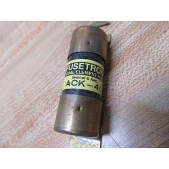 Buss ACK-40 Fusetron Dual Element Cooper Fuse ACK40 - New No Box