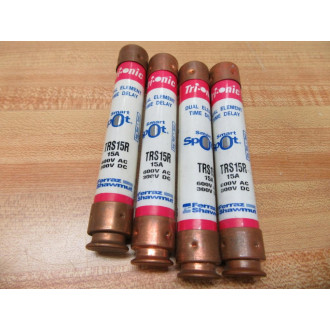 Gould Shawmut Ferraz TRS15R Fuse Cross Ref 4YZL3 Smart Spot (Pack of 4) - New No Box