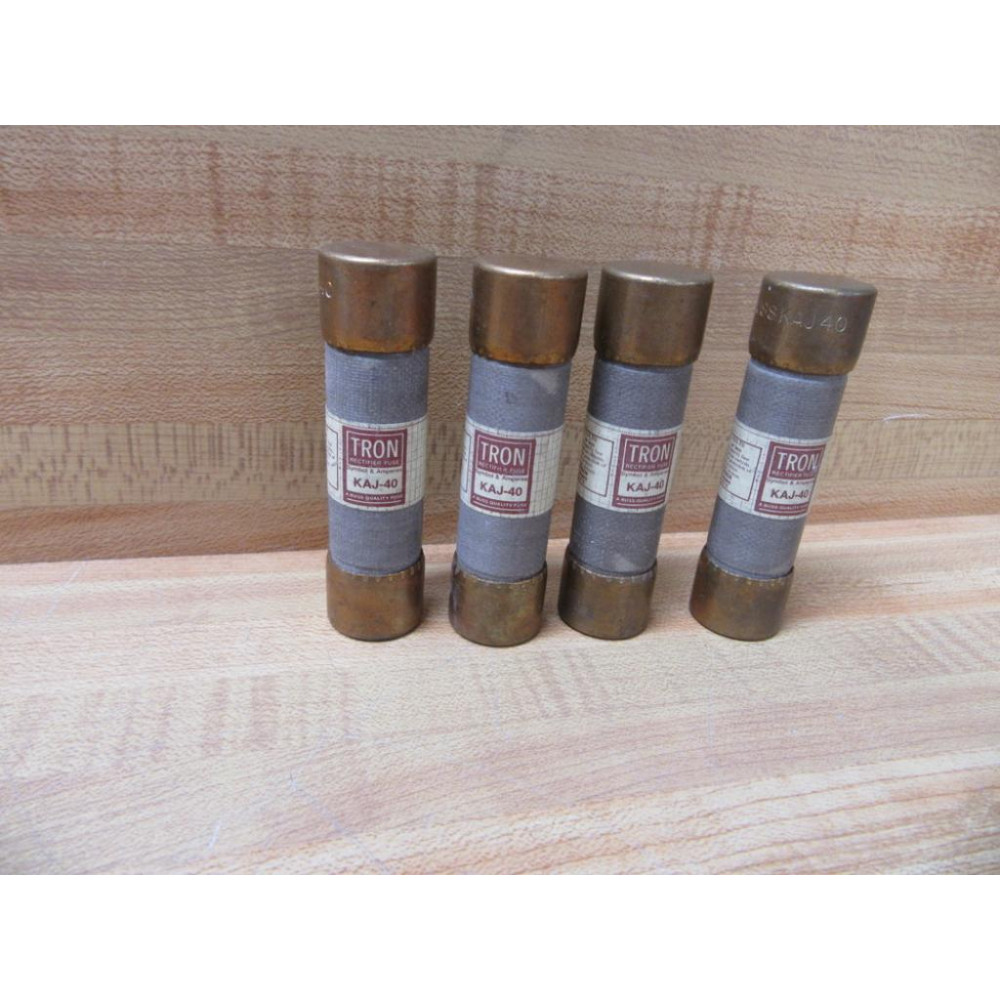 Bussmann KAJ-40 Tron Rectifier Fuse KAJ40 (Pack of 4) - New No Box